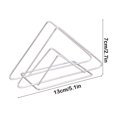 thumbnail image 3 of CaiYueKe Stainless Steel Napkin Holder, Paper Towel Rack for Kitchen Counter, Vertical Napkin Dispenser, Modern Tabletop Napkin Storage Organizer for Dining Room, Restaurant, Cafe, 3 of 7