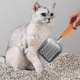 thumbnail image 1 of Apmemiss Clearance Cat Litter Scoop, Sturdy Litter Cleaner Corner Shovel, Stainless Steel Mesh Litter Shovel, Easy to Clean Reptile Terrarium Sand Waste, Beach Shovel, 1 of 5
