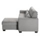thumbnail image 5 of Sofá Love Chaise Derecho en L Eros 3 Plazas Gris para Sala, 5 of 8