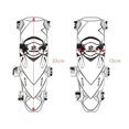 thumbnail image 3 of Protector de codo de motocicleta, coderas de coracero E09 Motocross Racing Downhill Dirt Bike Protection Coderas de protección negro - Negro Sunnimix Protector de codo de motocicleta, 3 of 8
