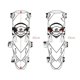 thumbnail image 3 of Protector de codo de motocicleta, coderas de coracero E09 Motocross Racing Downhill Dirt Bike Protection Coderas de protección negro - Negro Sunnimix Protector de codo de motocicleta, 3 of 8