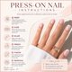 thumbnail image 3 of Uñas Postizas Cosmetics Blush Aura Serie X1 Almendra Corta, 3 of 8