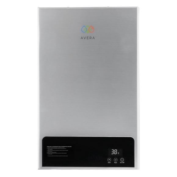 Calentador de agua instantáneo modulante para gas LP de 10 Litros, 2 Servicio, Boiler de paso AVERA, CM10
