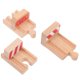 thumbnail image 1 of 3pcs Train Track Replacement Concave Expansion Rails for Model Trains Compatible with Thomas Friends, Sturdy Construction, 1 of 5