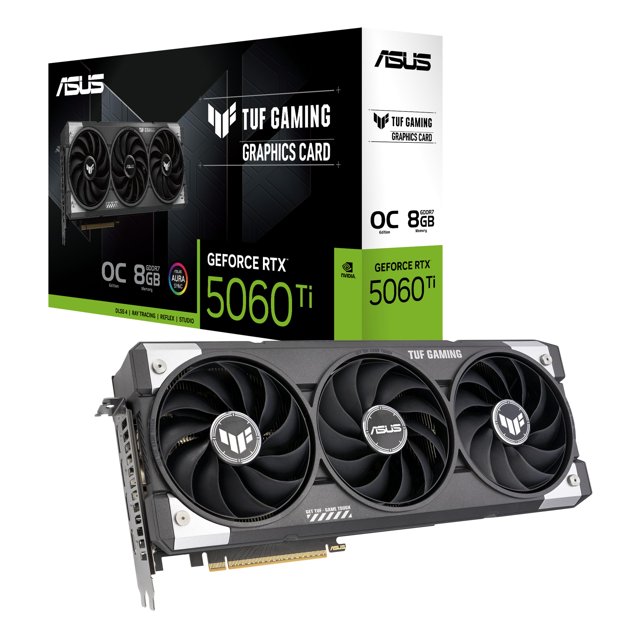 Tarjeta Gráfica ASUS TUF Gaming GeForce RTX 5060 Ti 8GB GDDR7