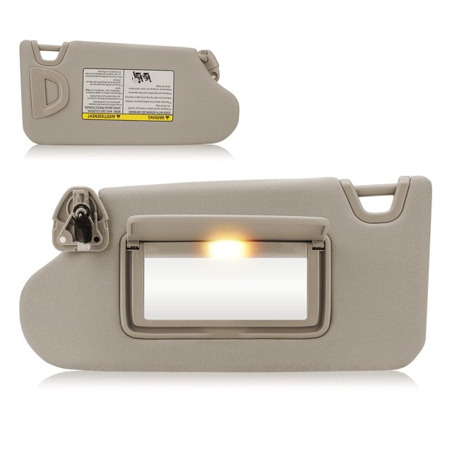 Visera del Sol Aeagle para Nissan Altima 2013-2018 Beige con Luz de Vanidad