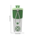 thumbnail image 3 of MTBLYS Botella mezcladora de proteínas | Vaso mezclador de 700 ml (24 oz) | Con bola mezcladora | Portátil y a prueba de fugas | Suplemento pre-entrenamiento | Uso en gimnasio y fitness, 3 of 8