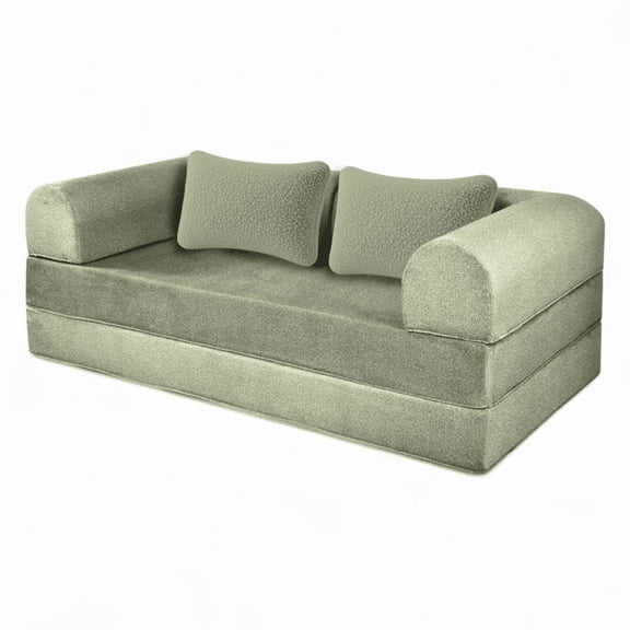 SOFA CAMA TEDDY KING SIZE SMOOTH OLIVE