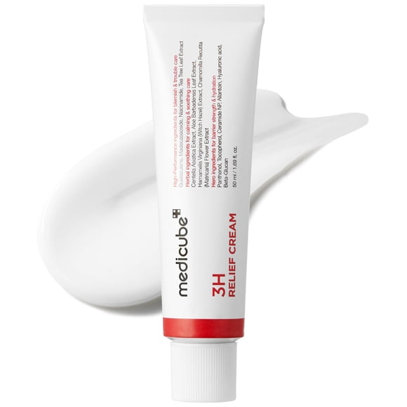 Crema Facial Medicube 3H Relief Calmante e Hidratante 50 ml