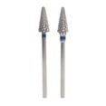 thumbnail image 2 of Broca De Uñas En Forma De Cono, 2 Piezas Broca De Uñas De Cono Cónico Herramienta De Pedicura De Manicura Limpia De Cutículas De Tungsteno Para Lima De Taladro Eléctrico, 2 of 7