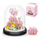 thumbnail image 1 of Bloques De Flores Artificiales Para Armar Compatible 624pcs. Xtellar rosa, 1 of 4