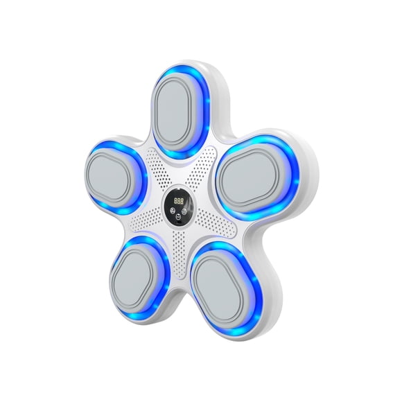 Herramientas y mejoras para el hogar Boxeo Música inteligente Boxeo con luz LED Sensor Bluetooth Equipo de entrenamiento de boxeo montado en la pared 9 velocidades Música de boxeo Boxeo Máquina de box
