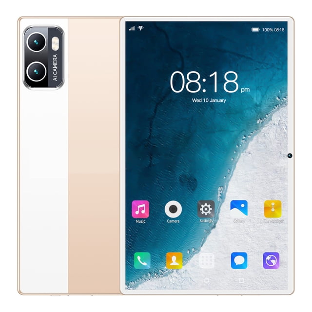 Pisexur Electrónica para Hombres Alta Configuración 2+16G All Netcom 10.1 pulgadas Tableta Computadora 10 Núcleos Alta Definición-delgada WiFi Bluetooth Llamada de Voz Juego Tableta de Oficina Electr