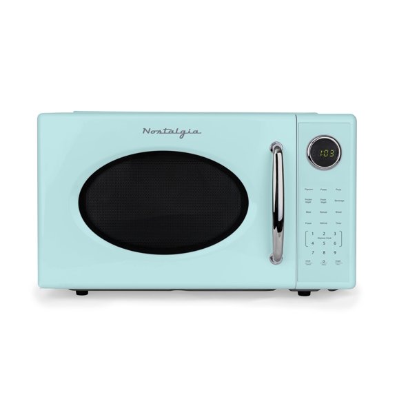 Horno microondas Nostalgia Retro 1000 W 1.1 pies cúbicos - Aqua