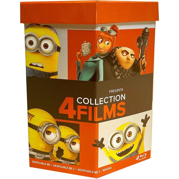 Boxset Mi Villano Favorito 1 2 3 + Minions 4 Peliculas Blu-ray