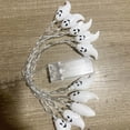 thumbnail image 4 of Xihbxyly Guirnalda de Luces de Halloween con Forma de Fantasma, Funciona con Pilas, para Uso En Interiores y Exteriores, Decoración para Fiestas de Halloween, 10 Luces Led, Flexible para Patio, Venta, 4 of 4