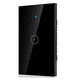 thumbnail image 1 of Interruptor Luz Pared Inteligente Wifi 1 Vía Negro, 1 of 3