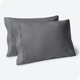 thumbnail image 1 of Juego de Fundas de Almohada Bare Home Colección Premium 1800 Doble Cepillado Ultra Suave Tamaño Estándar Gris 2 Unidades, 1 of 7