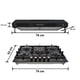 thumbnail image 4 of Combo Parrilla 5Q-PG-76 SUPRA y Campana Nube 76 cm Negra de Pared PADOVA, 4 of 4