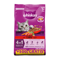 thumbnail image 1 of Alimento Seco para Gatos Adultos Whiskas® 4 en 1, 100% Nutrición Completa y Balanceada – Sabor Carne 4.5kg, 1 of 9