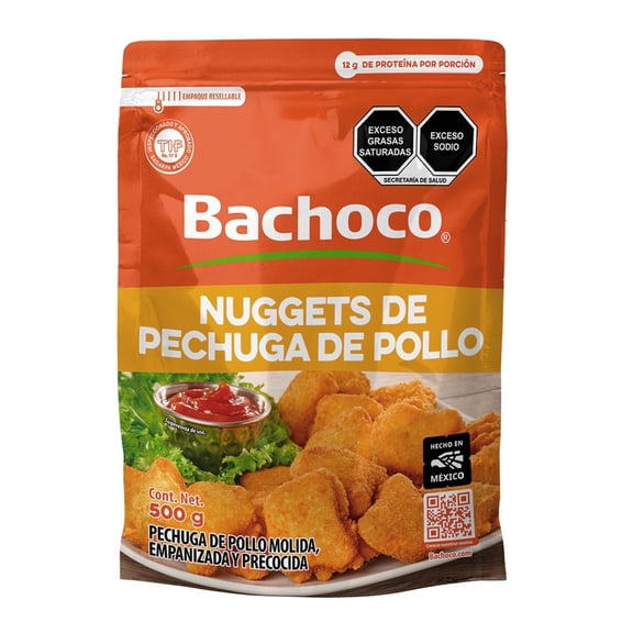 Nuggets de Pechuga de Pollo Bachoco 500g