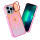 thumbnail image 1 of Funda Case Carcasa Tornasol Color Titanio Rosa Con Soporte Premium Para iPhone 13 PRO Compatible Con Magsafe, 1 of 7