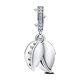 thumbnail image 2 of Charm plata esterlina 925 Colgante Doble Rosa Blanca Floreciendo 75411, 2 of 4