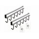thumbnail image 3 of 4 Packs Organizador Gancho Colgar Xtellar negro Tazas Utensilio De Cocina, 3 of 4