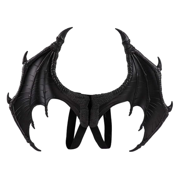 Disfraz 3D Zulema Ala de dragón de Halloween Negro