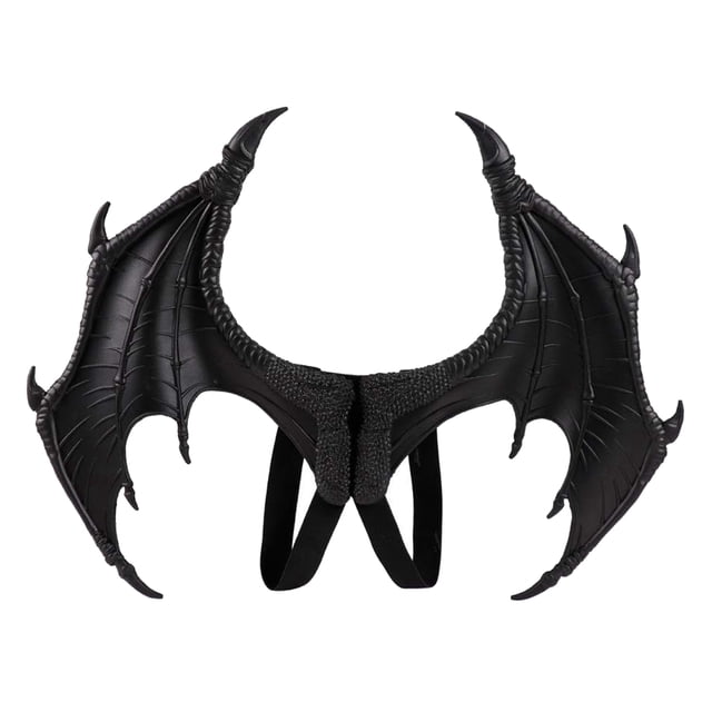 Disfraz 3D Zulema Ala de dragón de Halloween Negro