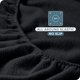 thumbnail image 5 of Sábana Ajustable Bare Home Vellón Acogedor Polar Extra Suave Queen Color Negro, 5 of 5