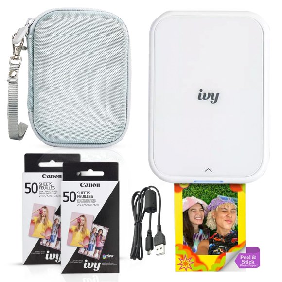 Impresora fotográfica Canon Ivy 2 Mini Bluetooth iOS Android Blanca