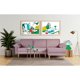 thumbnail image 1 of Sala Modular Reversible Makora Cavalli Con Memory Foam, Color Palo De Rosa, Lino Respaldo Reclinable De 3 posiciones., 1 of 10