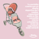 thumbnail image 3 of Carriola de Juguete Doble para Muñecas iBaby Tredo Rosa Grey, 3 of 5