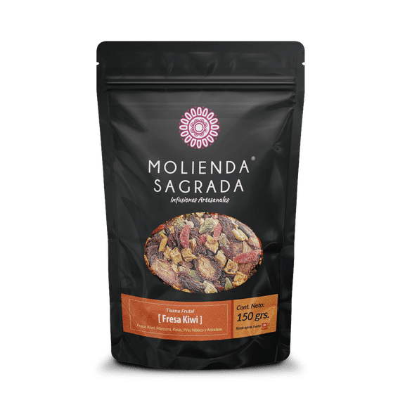 Molienda Sagrada - Tisana Frutal Fresa Kiwi 150 Gr. - 100% Natural