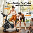 thumbnail image 2 of MERACH Bicicleta Fija para Casa, Bicicleta Spinning con App Gratuita, Transmisión por Correa Silenciosa, Volante de 35 lb, Asiento Cómodo, Soporta hasta 137kg, 2 of 9