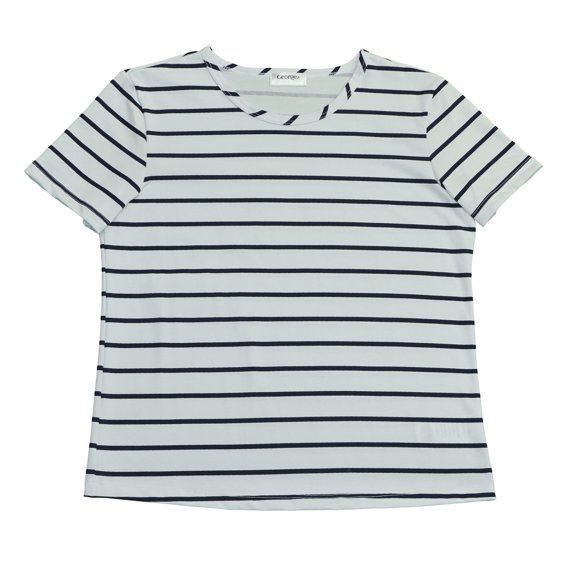 Playera George para Dama Manga Corta Marino Talla EEG