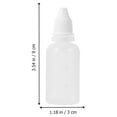 thumbnail image 2 of FOMIYES 20Ud Botella Para Oculares Transparente Con Tapa A De Para Almacenamiento Seguro, 2 of 8