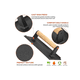 thumbnail image 3 of Prensa De Parrilla De Hierro Fundido Para Hamburguesas Xtellar negro, 3 of 4
