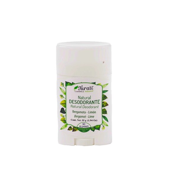 DESODORANTE NATURAL BERGAMOTA - LIMÓN 55G