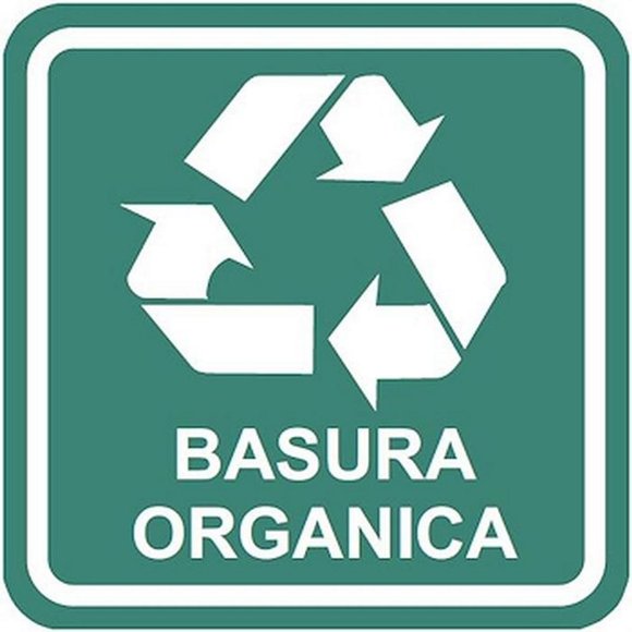 Señales Informativas Señalamientos Informativos 25x25 cm Informativos Basura Orgánica Normal