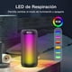 thumbnail image 2 of Bocina Portatil Bluetooth 1 Hora 10W, 2400mAh Altavoz Inalámbrico con Iluminación RGB Ajustable, Emparejamiento Dual TWS, para Interiores y Exteriores color negro, 2 of 7