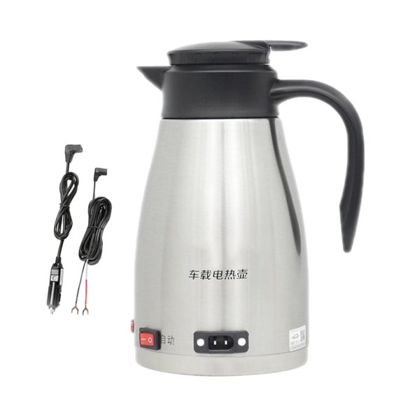 Hervidor eléctrico para coche, hervidor de agua para coche, tetera portátil de gran capacidad, calefacción para coche 12V