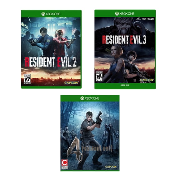Juego Xbox One Resident Evil 2 + Juego Xbox One Resident Evil 3 + Juego Xbox One Resident Evil 4