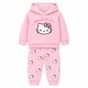 thumbnail image 1 of Conjunto Hello Kitty Sario para Bebé, Capucha Manga Larga Rosa Talla 2, 2Piezas, 1 of 3