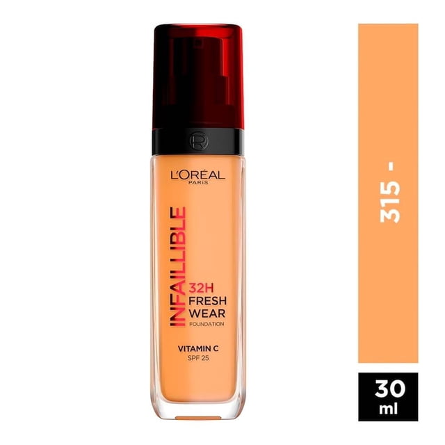 Base de maquillaje L'Oréal Infallible Foundation tono 315 30ml