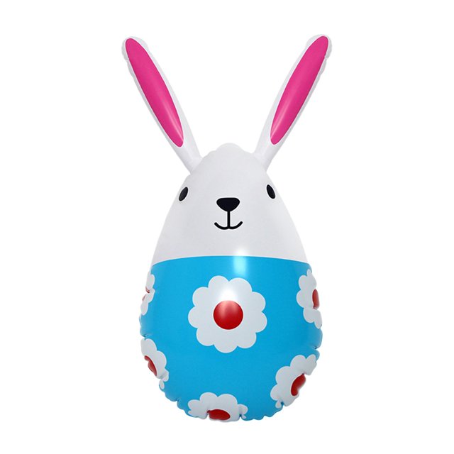 Decoraciones de Pascua Al Aire Libre 40 * 20cm / 15.7 * 7.9 Pulgadas Huevos de Pascua Inflables