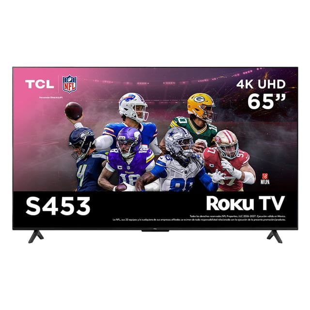 TV TCL 65 Pulgadas Ultra HD 4K Roku TV 65S453