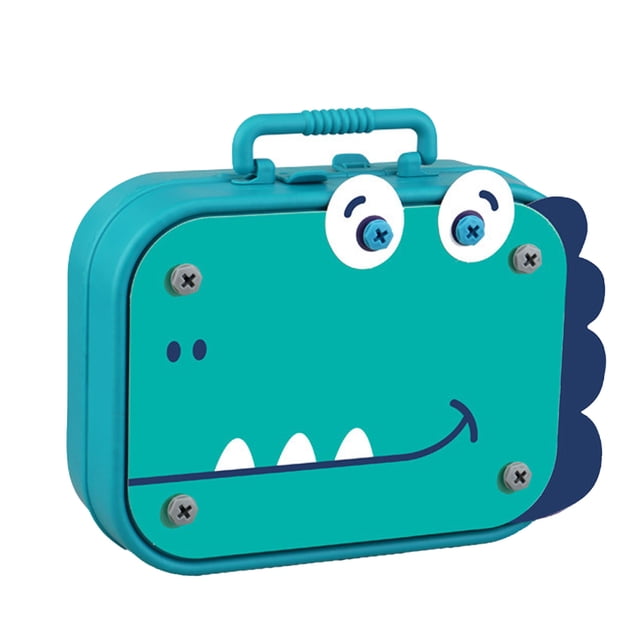Juego de juguetes de rompecabezas con taladro de dinosaurio juego enchufable de taladro de aprendizaje temprano para niños Fo Indoo ANGGREK Otros