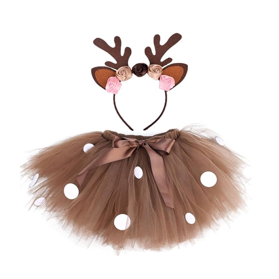 Conjunto de tutú y diadema para disfraz de , regalo para niñas, diadema para actuación en escenario